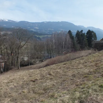 Grundstück  Paternion/ Nikelsdorf - nähe Feistritz/ Drau  - mit Blick ins Drautal - Bild 3