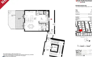 3-Zi mit Garten/Terrasse und Balkon im EG/1.OG - TOP 401 (AB JÄNNER)