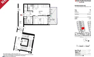 2-Zi mit Loggia und Balkon im 4. OG - TOP 456