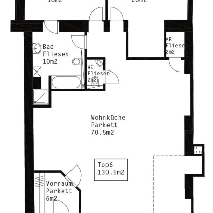 Modern Wohnen in Historischer Residenz in Baden - Bild 2