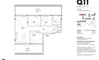 4-Zimmer mit 2 Terrassen im 4.OG - TOP 913 (AB SEPTEMBER)