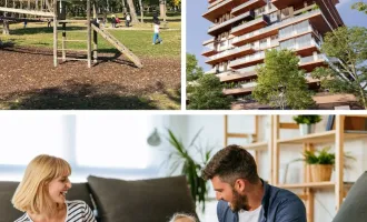 Hier schlagen Kinderherzen höher! Wohnidylle mit dem größten Spielplatz Wiens vor der Tür!