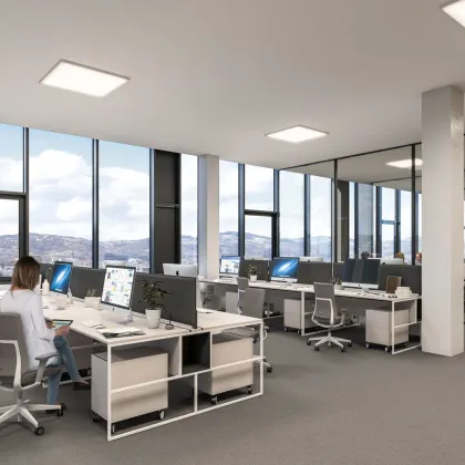 DIREKT VOM EIGENTÜMER - exklusives Büro TECHBASE LINZ/ Bauteil 3, teilbar - Bild 3