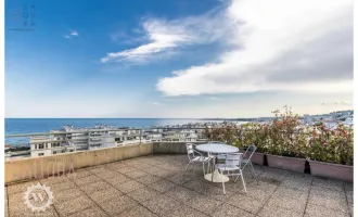 Côte d’Azur: traumhafte 5-Zimmer-Triplex-Wohnung mit 120m² Terrasse und Ausblick auf Meer