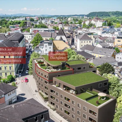 Am Graben Vöcklabruck: exklusives Penthouse mit 29 m² Dachterrasse - Haus B Top 38 - Bild 3