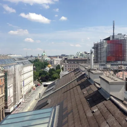 360 GRAD TOUR - Smarte Dachgeschosswohnung mit 128m2 Terrasse mit Rundumblick über Wien, an der Grenze 1010 zu 1060 - Bild 2