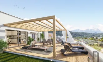 Sensationelle Maisonette mit 2 Terrassen und Balkon mit Blick auf Karawanken