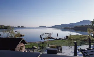 Bezugsfertige Terrassenwohnung mit Seezugang direkt am Obertrumer See!