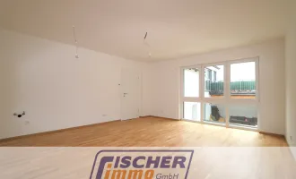 Sorgen Sie für Ihre Zukunft vor - ERSTBEZUG - SCHLÜSSELFERTIG! Schöne 3-Zimmer-Wohnung mit ca. 31,86 m² großer Terrasse inkl. kleinen Grünbereichen