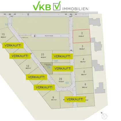 Grundstück in Seenähe – 517 m² in der Marktgemeinde Asten nahe Pichlinger See - Bild 2