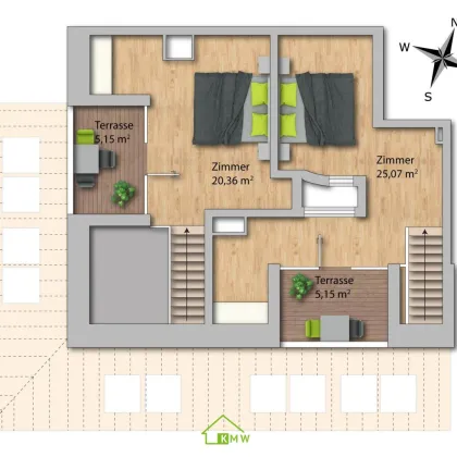 Hochwertige Dachgeschoßwohnung in ruhiger, zentraler Lage - Top 8 - Bild 3