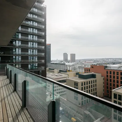 City Living ! Erstbezug 2-Zimmer-Apartment mit Balkon,Pool am Dach und traumhafter Blick über Wien ! - Bild 3