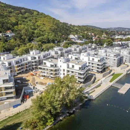 Kompakt geschnittene Familienwohnung mit 88m² und komfortabler Freifläche  - THE SHORE - Pures Lebensgefühl am Wasser mit Concierge, Fitness und Wellness das ganze Jahr - EXKLUSIVE ERSTBEZÜGE in 1190 Wien - Bild 2