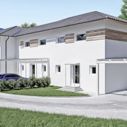 Neubau: Doppelhaushälfte in hochwertiger Holzriegel-Bauweise mit Keller, Terrasse, Balkon und Gartengrund in Zeltweg zu kaufen ! - Bild 2