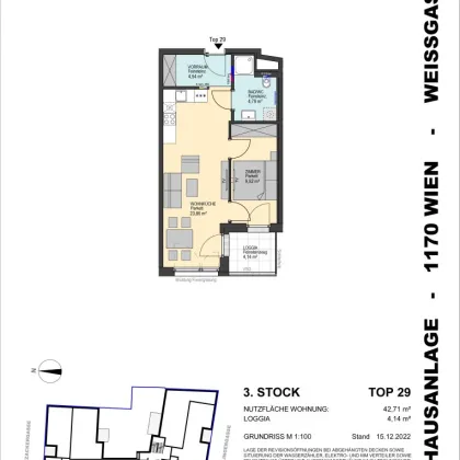 PROVISIONSFREIE 2-Zimmer-Wohnung inkl. Küche - für Anleger geeignet - Bild 2