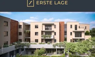 ERSTE LAGE: Kompakte Stadtwohnung mit Terrasse und herrlicher Grünfläche