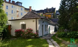 Interessantes Hofgebäude im Grünen - Mitten in der Stadt - Blick ins Grüne! Vielseitig nutzbar