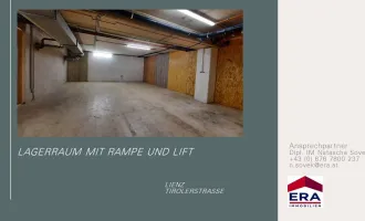 Lagerfläche / Lagerabteil mit 50 m² in Lienz ab sofort zu vermieten