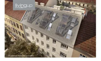 Einzigartige 3-Zimmer Dachgartenwohnung komplett in den Innenhof gerichtet | UBahnnähe | Erstbezug