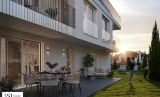 Apartments Alte Donau: Moderne Eigentumswohnung mit großzügigem Garten  - PROVISIONSFREI!