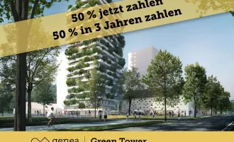 AKTION 50/50 | Modernes Design und ökologischer Mehrwert | Der Green Tower im ökologischen Gewand