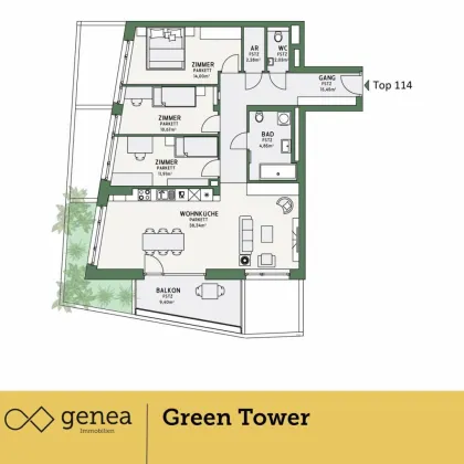 AKTION 50/50 | Modernes Design und ökologischer Mehrwert | Der Green Tower im ökologischen Gewand - Bild 2