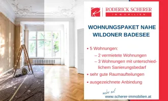 Wohnungspaket: 5 Einheiten mit Balkon verfügbar!