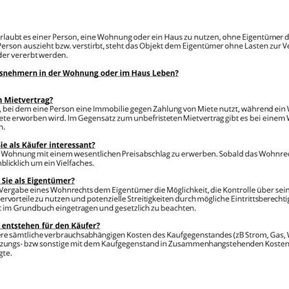 Zukunftsweisende Investition / Wohnungskauf mit Wohnrecht - Bild 2