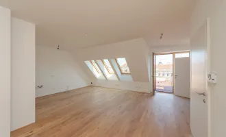 ++NEU++ Hochwertige 3-Zimmer Neubauwohnung mit Dachterrasse ERSTBEZUG nahe Augarten ++Luftwärmepumpe++