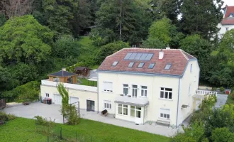 Wohnen und Arbeiten unter einem Dach - stilvolles Jahrhundertwendehaus mit Sauna, kleinem Pool und Garagen im Villenviertel zu verkaufen