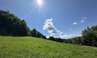 Sonniges Grundstück am Kaiserberg mit atemberaubendem Weitblick über Lannach