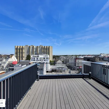 Penthouse mit Dachterrasse und wunderschönem Weitblick in revitalisierter Altbauliegenschaft nahe Kagraner Platz und Alter Donau - Bild 3