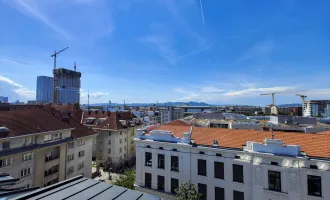 Penthouse mit Dachterrasse und wunderschönem Weitblick in revitalisierter Altbauliegenschaft nahe Kagraner Platz und Alter Donau