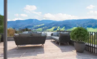 Traumhaftes Penthouse mit 3 Terrassen und Luxusausstattung in Zell am Moos - Erstbezug!