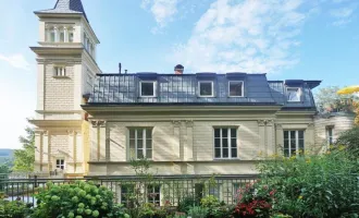 Einzigartige DG-Wohnung mit Garten in historischer "Turmvilla"