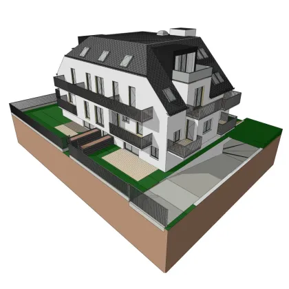 720m² Grundstück mit bewilligtem Projekt gewichtete Fläche 854,57 m² + Gärten* - Bild 3