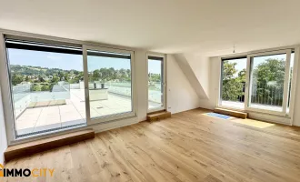 Dachtraum 3,5 Zimmer + 96 m² Dachterrasse, luxuriös, Erstklassige Ausstattung in grünem Döbling
