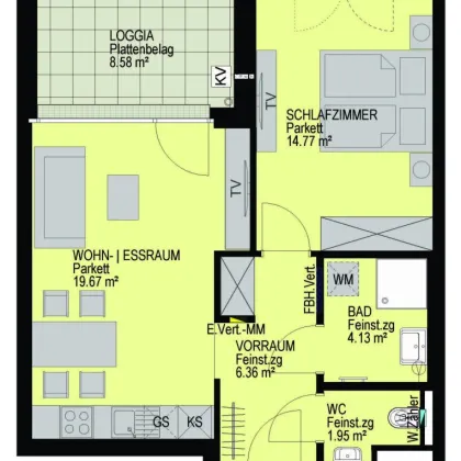 Hübsche 2 Zimmerwohnung im 14. Bezirk - Top 14 - Bild 3