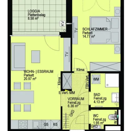 PROVISIONSFREI: 2 Zimmerwohnung im 14. Bezirk - Top 30 - Bild 3