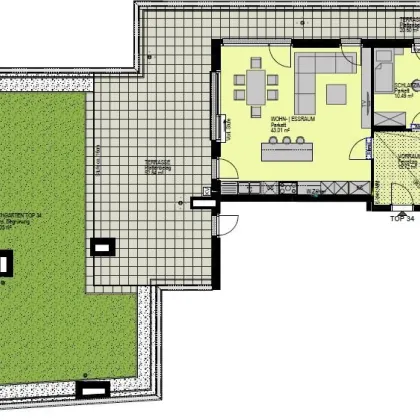 Wunderschöne 4 Zimmerwohnung mit Dachgarten im 14. Bezirk - Top 34 - Bild 3