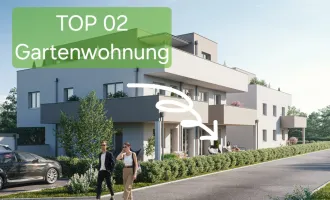 Gartenwohnung im Zentrum  mit 2 PKW Stellplätzen in der Tiefgarage