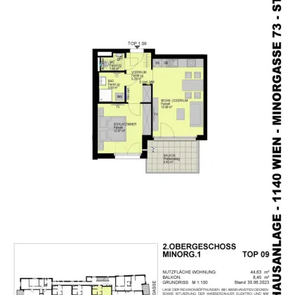 ERSTBEZUG - Ostseitige 2-Zimmer-Wohnung - Top 1.09 - Bild 2