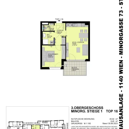 ERSTBEZUG - Ostseitige 2-Zimmer-Wohnung - Top 1.16 - Bild 2