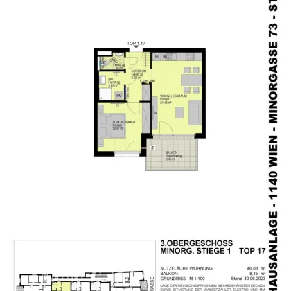 ERSTBEZUG - Ostseitige 2-Zimmer-Wohnung - Top 1.17 - Bild 2