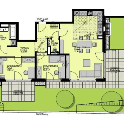 Neubau: 4-Zimmer-Wohnung mit großem Garten - Top 2.02 - Bild 3