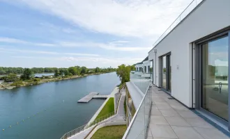 Luxus-Penthouse mit Dachterrasse & Terrasse von ca. 262 m² | Beste Aussicht & direkt am Wasser | 2 Garagenstellplätze