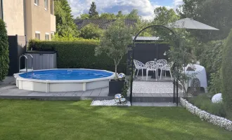 Moderne Gartenwohnung mit Pool: Komfortables Wohnen in Wals- Siezenheim für anspruchsvolle Genießer