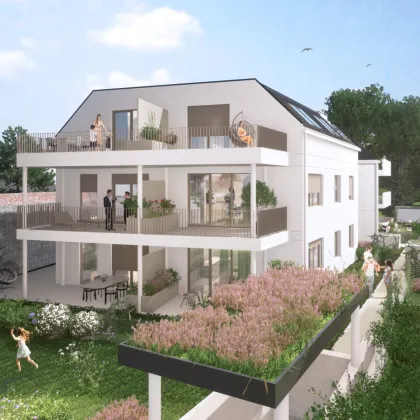 PROVISIONSFREI | 4 Zimmer Wohnung mit Balkon (1.OG) inkl. zwei Tiefgaragenstellplätze | Hochstraße | Fertigstellung Mitte 2025 (Gebäude C - Top 6) - Bild 3