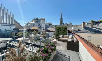 STEPHANSDOM-BLICK! EXKLUSIVES DACHGESCHOSS MIT GROSSER TERRASSE