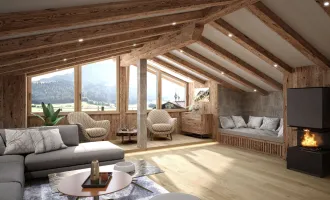 Zweigeschossige Dachgeschosswohnung mit sensationellem Ausblick